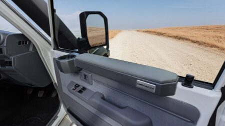 Toyota Landcruiser Armrest with Cupholder Grey